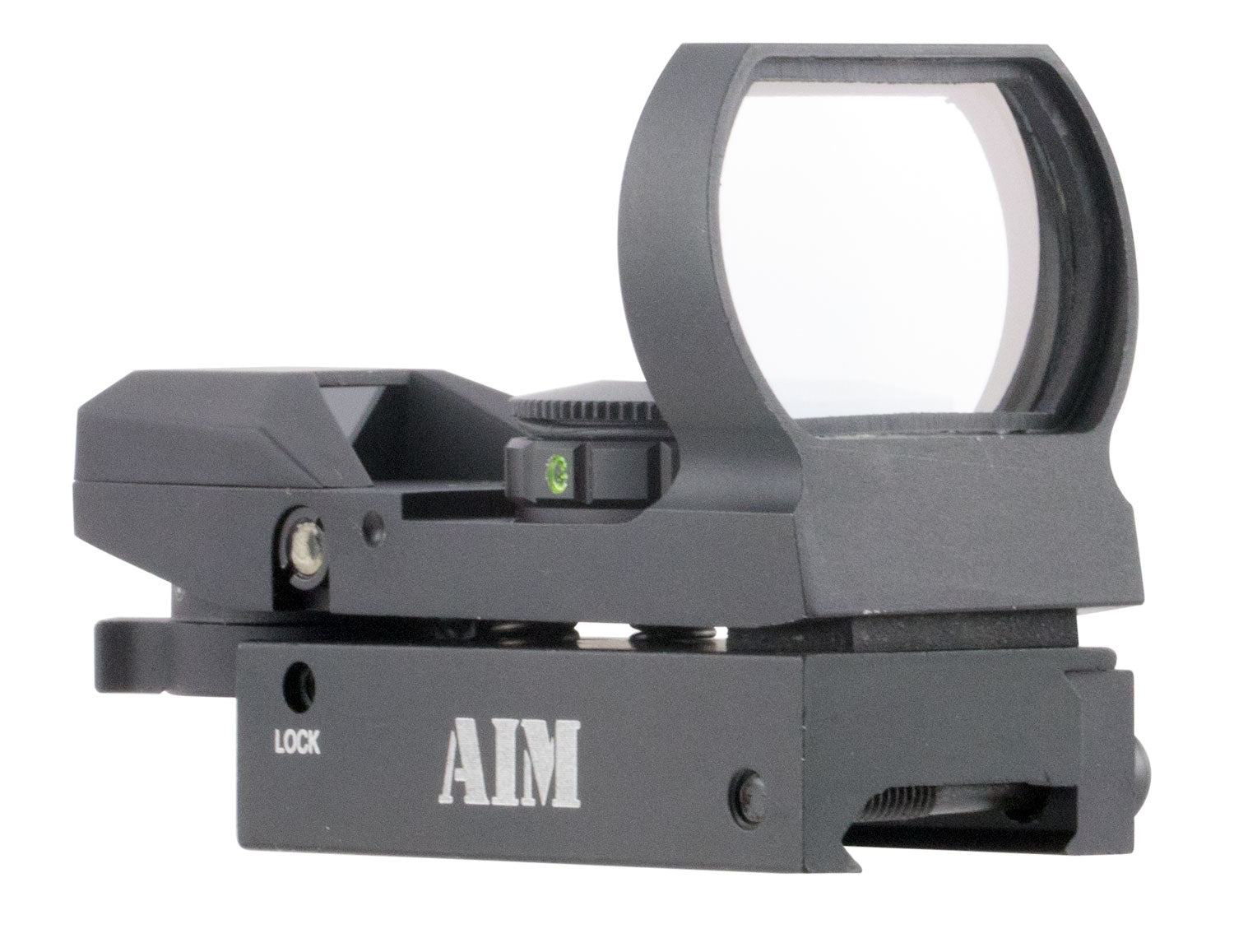 Aim Sports RT4WF1 Matte Black Warfare Reflex Sight 1x 24x34mm Dual Illuminated Multi Reticle