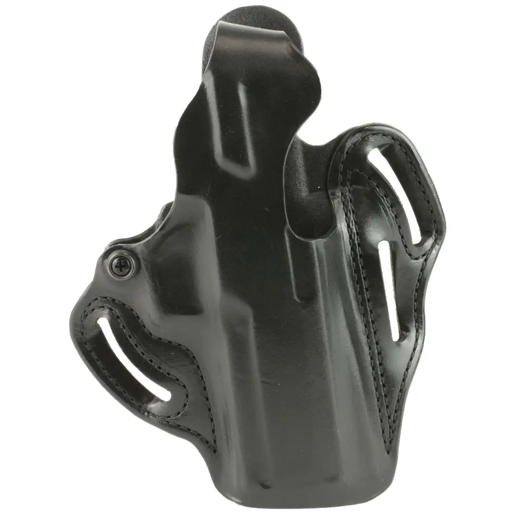 DeSantis Thumb Break Scabbard Black Leather Holster SIG P320 Full-Size w/ Romeo1 Optic RH