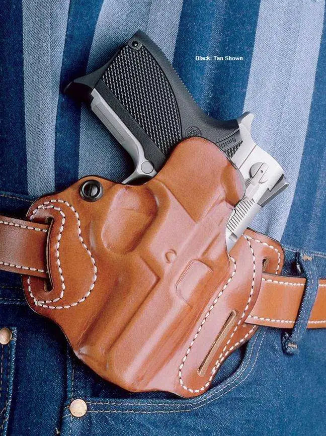 DeSantis Speed Scabbard Black RH Open Top Holster for 1911 Commander