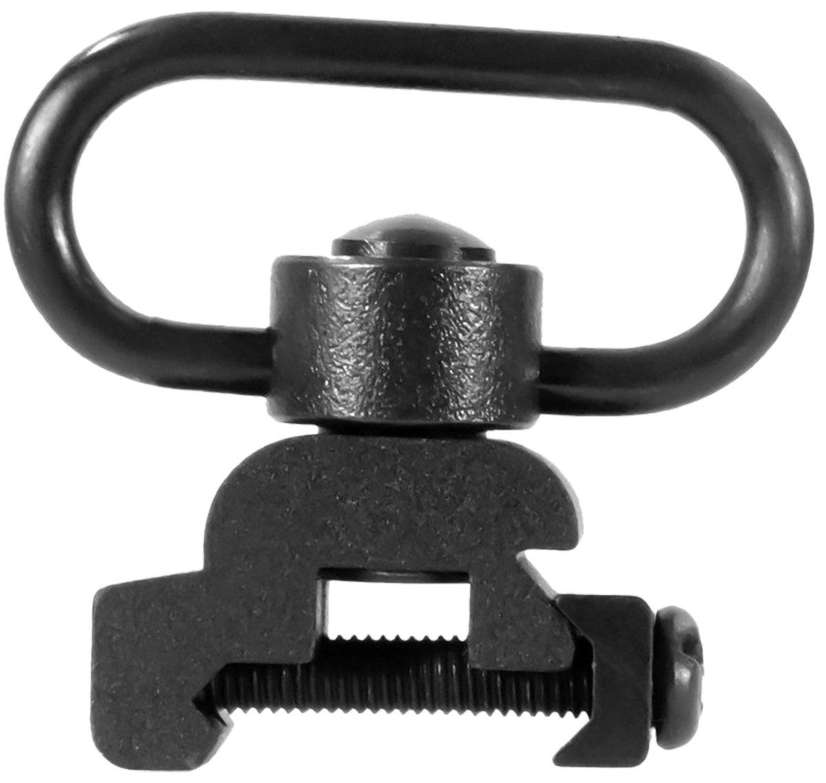 Aim Sports Quick Detach Push Button Sling Mount Picatinny/Weaver Rail Black Aluminum 1.41"