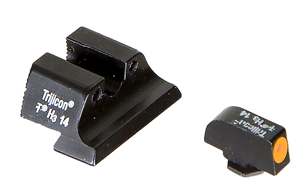 Trijicon HD Night Sights Orange Outline Front & Black Outline Rear for Glock Models 20 21 29 30 36 40 41