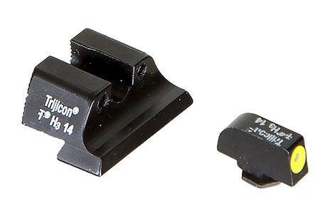 Trijicon HD Night Sights Yellow Outline Front & Black Outline Rear for Glock Models 20 21 29 30 36 40 41