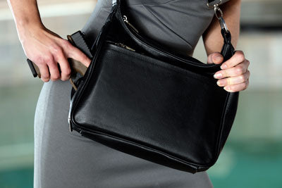 DeSantis Black Gunny Bag Carry Holster for Small Frame Autos