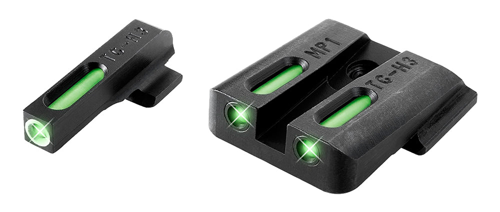 TruGlo TG13MP1A TFX Day/Night Front & Rear Iron Sight Set Green