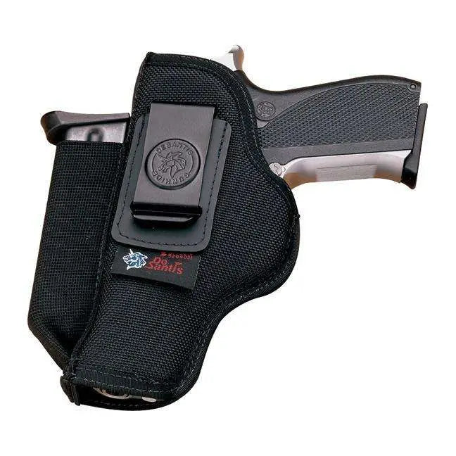 DeSantis Pro Stealth Ambidextrous Holster Glock 26 27 with Crimson Trace and M&P Shield