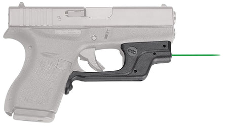 Crimson Trace 0146301 Green Laserguard Sight for Glock 42 and 43 Black Polymer