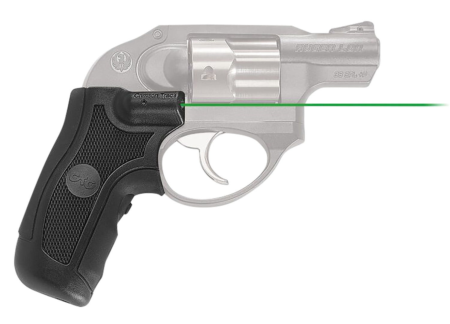 Crimson Trace 0145301 Green Laser Grip Sight Fits Ruger LCR/LCRx Black Polymer