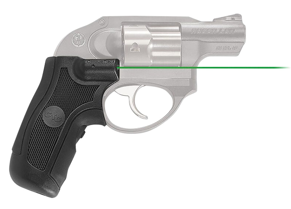 Crimson Trace 0145301 Green Laser Grip Sight Fits Ruger LCR/LCRx Black Polymer