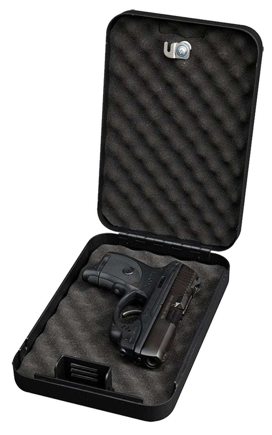 Bulldog BD1121 Personal Pistol Vault Key Entry with Security Cable Black Steel 9.5" x 6.5" x 2"