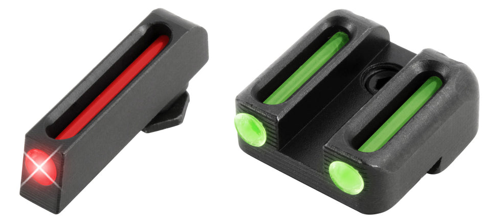 TruGlo TG131G3 Red Front Green Rear Fiber Optic Sight Set Glock 42/43
