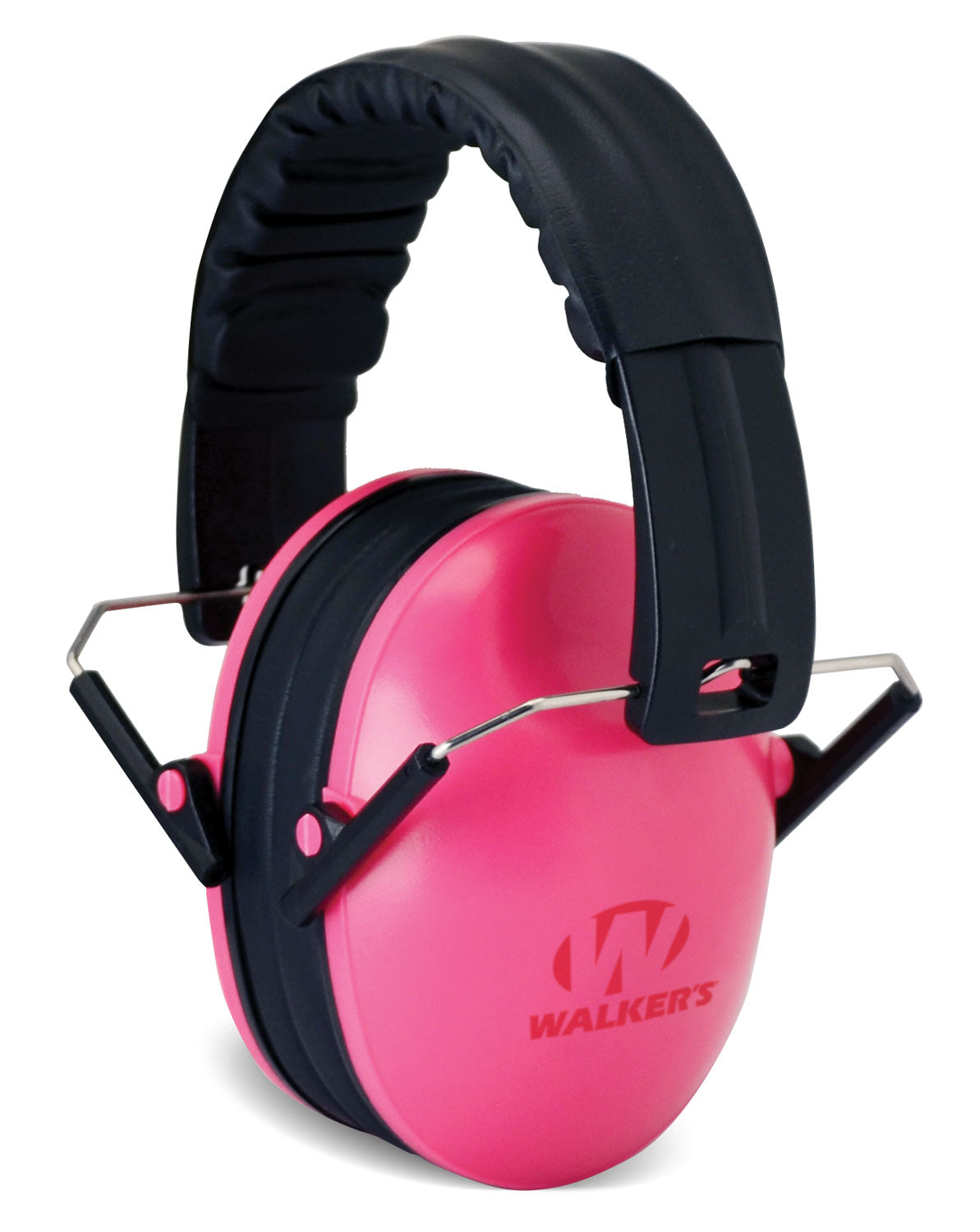 Walker's 23 dB Youth Passive Hearing Muff Over-the-Head Pink/Black Polymer