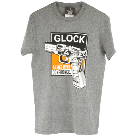 Glock OEM Grey Technical Tee Small