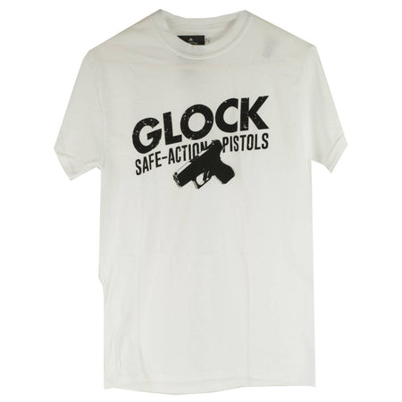Glock OEM Branded Safe Action White Small Shirt