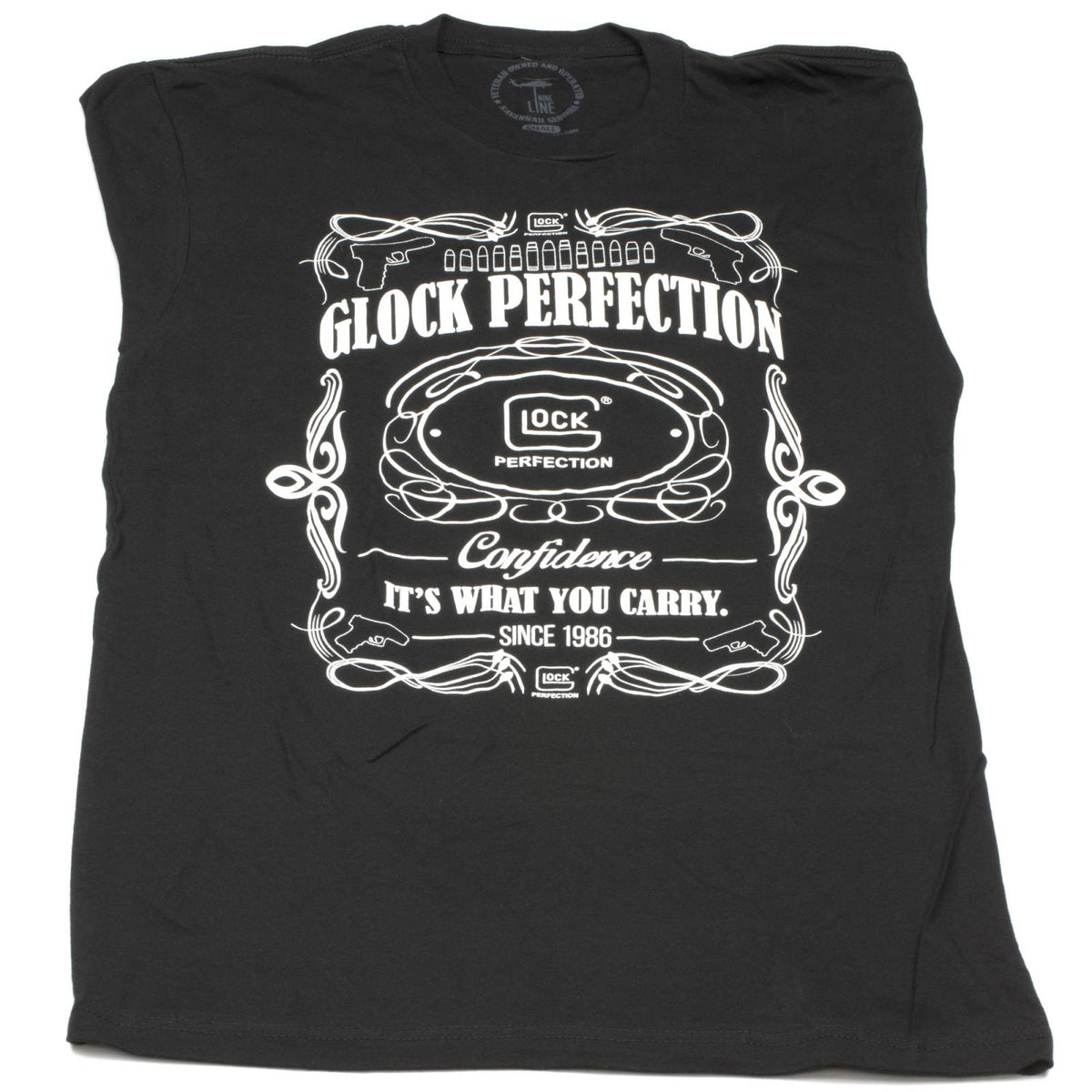Glock OEM Men's Flourish Black Shirt Small