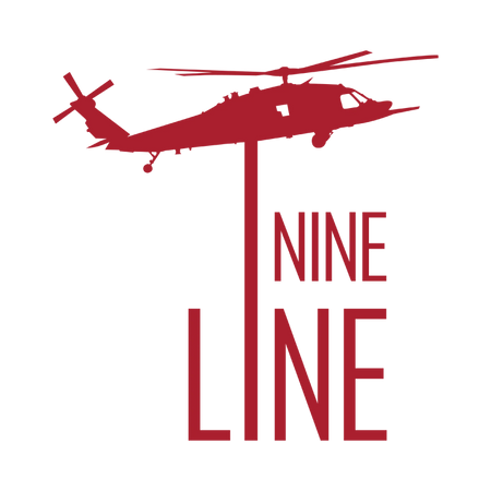 Nine Line Apparel American Flag Black Cotton T-Shirt Small