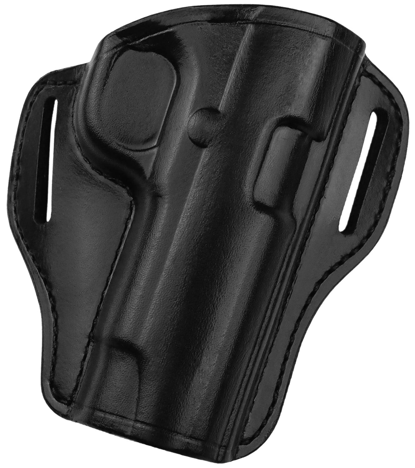 Bianchi Model 57 Remedy Size 10 Black Leather OWB Belt Holster Fits Colt 1911 Government/S&W 1911 Right Hand