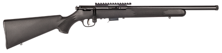 Savage Arms 96699 93R17 FV-SR Full Size 17 HMR 5+1 16.50" Matte Black Heavy Threaded Barrel, Matte Black Picatinny Rail Carbon Steel Receiver, Matte Black Fixed Varmint Synthetic Stock, Right Hand