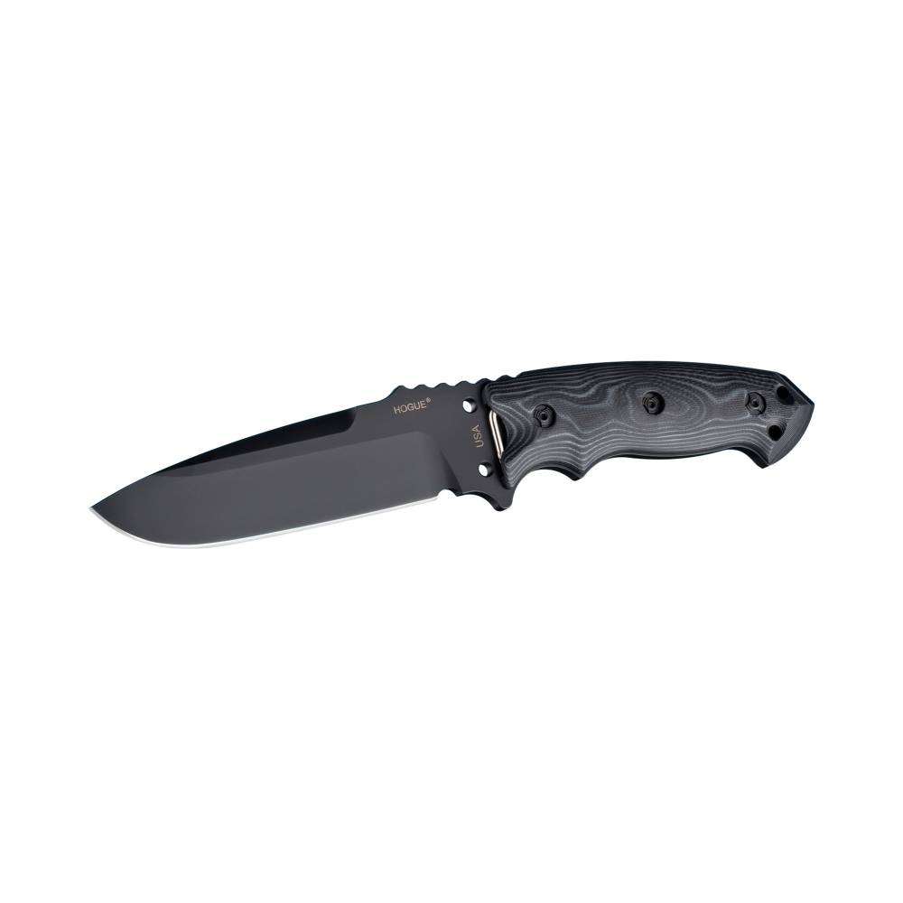 Hogue EX-F01 Fixed Blade 5.5" A-2 Blade Black Kote Finish