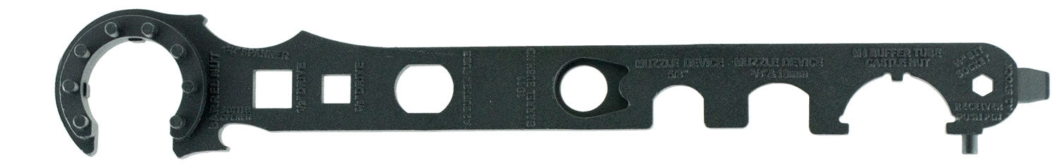 NcStar TARW2 Gen 2 AR-15 M4 M16 Multi-Function Barrel Wrench Black Steel