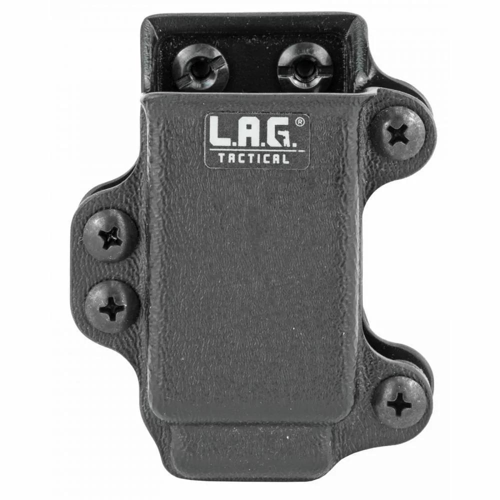 L.A.G. Tactical Single Magazine Carrier Compatible with Double Stack 9mm and .40 S&W Full Size Pistol Mags