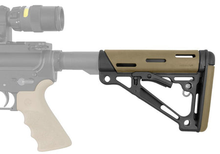 Hogue 15350 AR-15 M16 M4 Tan OverMolded Collapsible Stock Commercial Tube