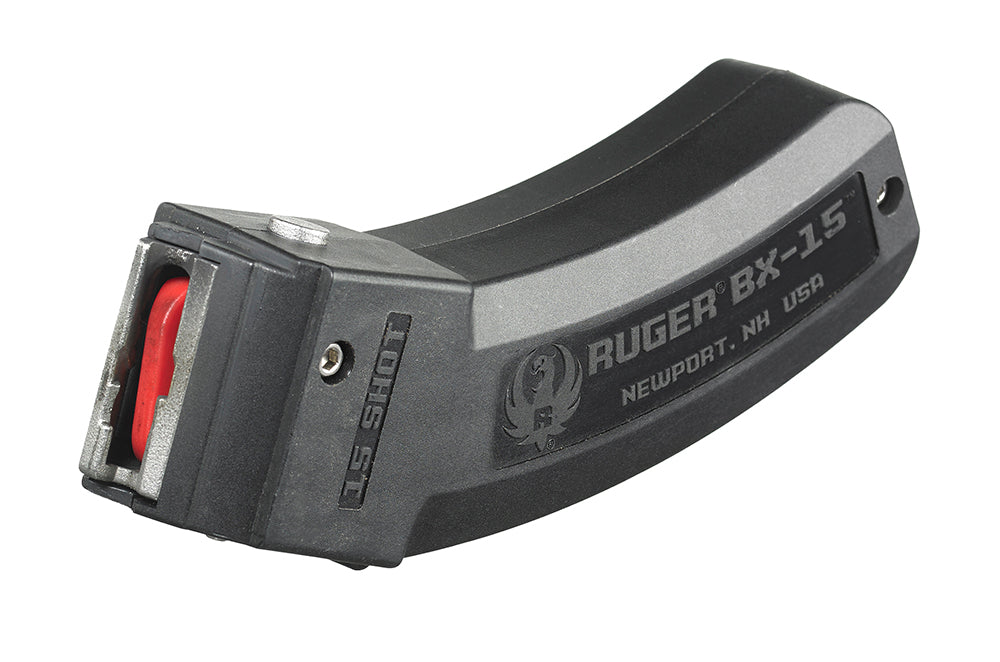 Ruger 90463 BX-15 15rd 22LR Magazine Fits 10/22/SR/Charger/American Rimfire Black