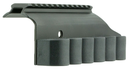 TacStar Shotgun SideSaddle Rail Mount Mossberg 500/590 12 Gauge 6 Round Aluminum Black