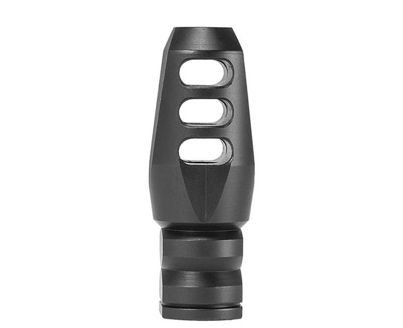 Mission First Tactical E-VOLV 3 Port AR15 Compensator 1/2x28 Black