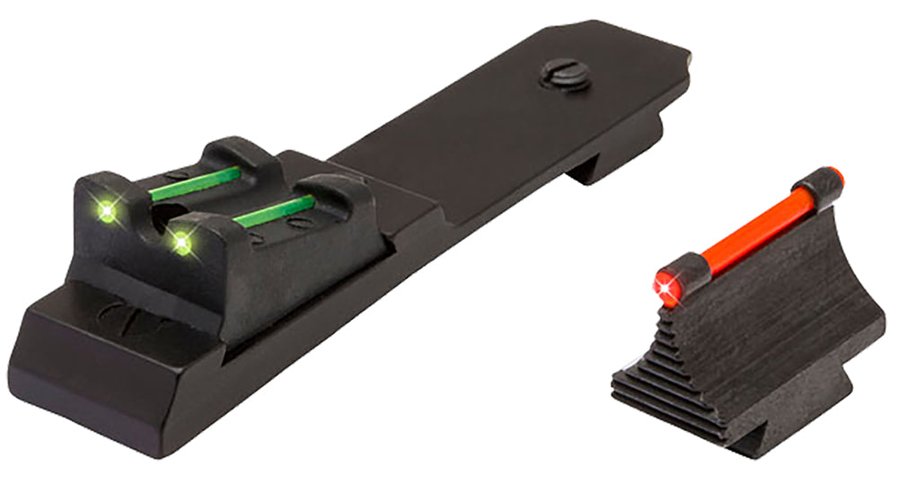 TruGlo TG109 Adjustable Fiber Optic Iron Sight Set Marlin 336 Black