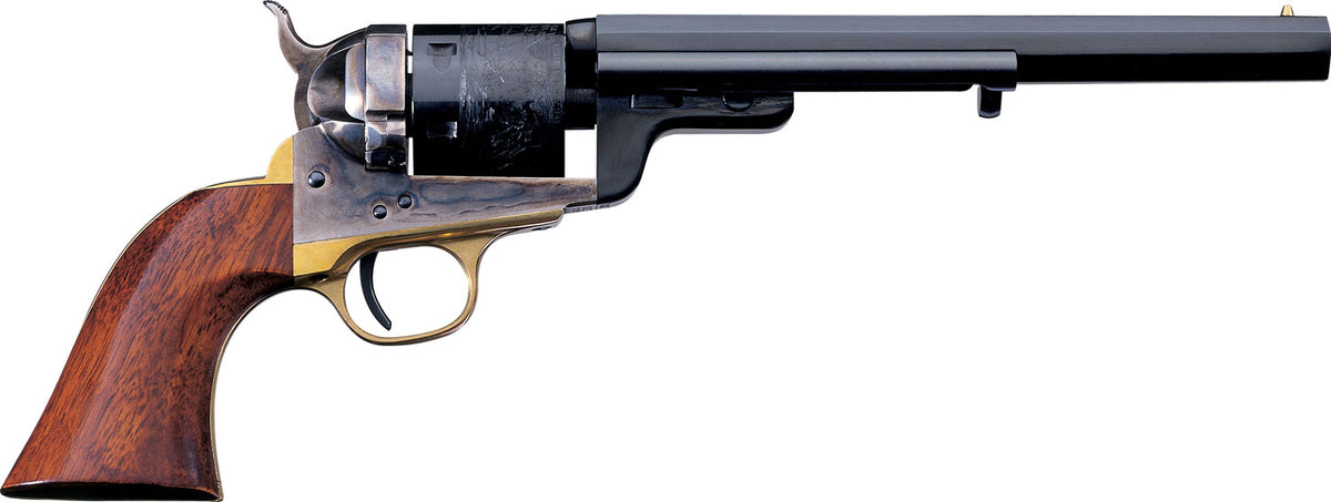 Taylors & Company 550731 1851 C. Mason 38 Special 6rd Shot 7.50" Blued 7.50" Round Barrel Blued Cylinder Color Case Hardened Color Case Hardened Steel Frame Walnut Grip