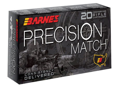 Barnes Precision Match Open Tip Match Boat Tail 175 Grain .308 Win / 7.62x51mm 2600 fps 716876150885
