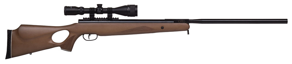 Benjamin Trail XL725 25 Pellet Nitro Piston Air Rifle with Hardwood Thumbhole Stock and 3-9x40mm AO Scope