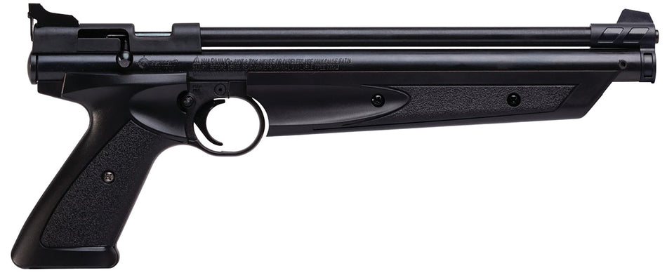 Crosman P1377 .177 Cal Pump Air Pistol Variable Power Rifled Steel Barrel Black