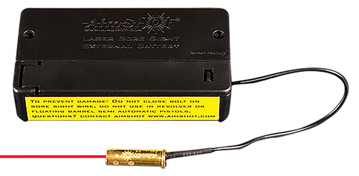 AimShot BSB17 .17 HMR Brass Laser Boresighter with External Battery