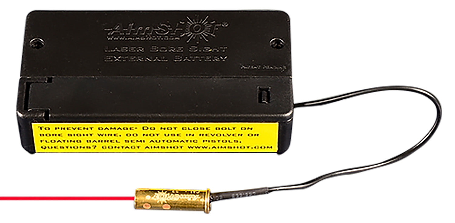 AimShot BSB17 .17 HMR Brass Laser Boresighter with External Battery