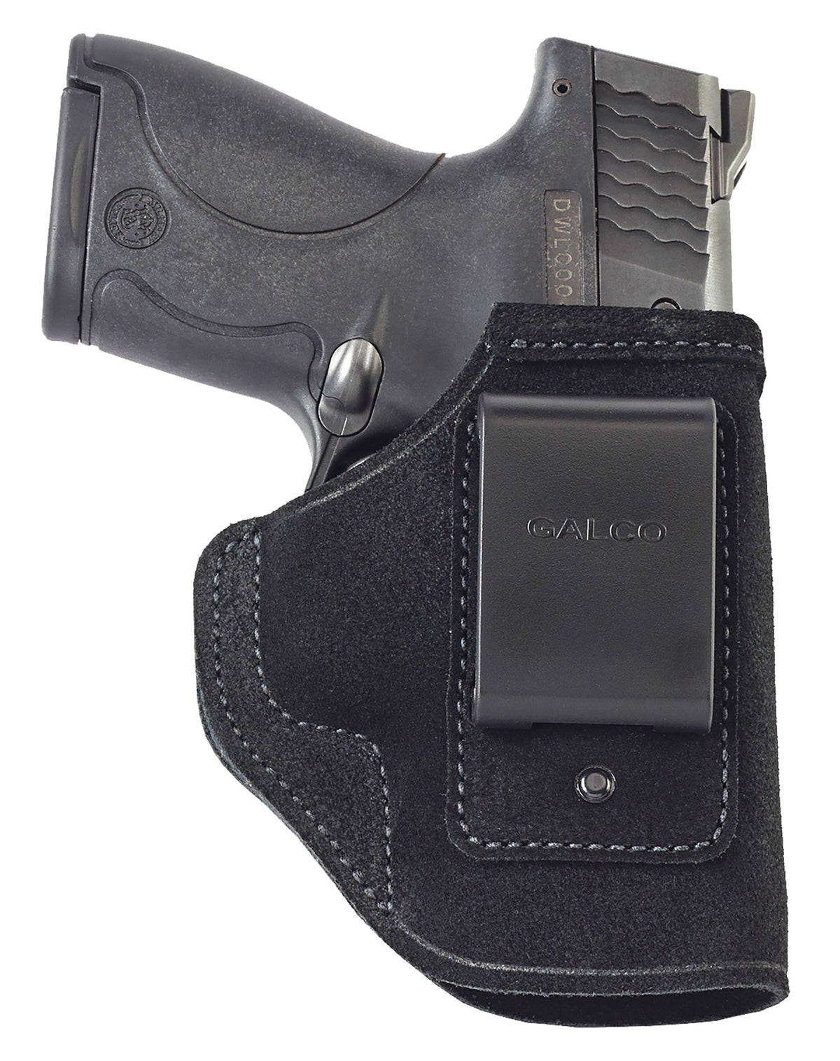 Galco Stow-N-Go IWB Black Leather Fits 1911 4" and 4.25" Barrel Pistols, Right Hand