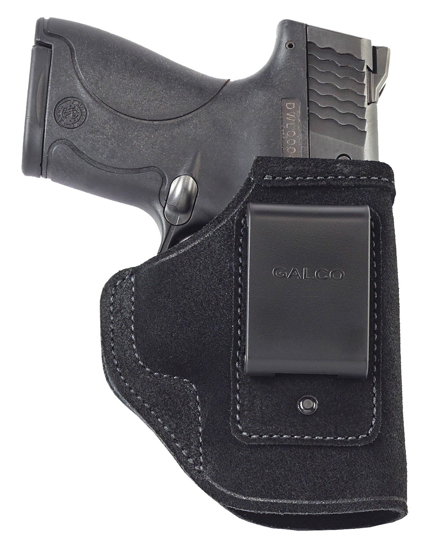 Galco Stow-N-Go IWB Black Leather Fits 1911 4" and 4.25" Barrel Pistols, Right Hand