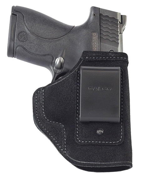 Galco Stow-N-Go IWB Black Leather Fits 1911 4" and 4.25" Barrel Pistols, Right Hand