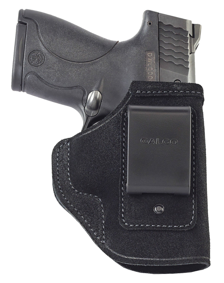 Galco Stow-N-Go IWB Black Leather Fits 1911 4" and 4.25" Barrel Pistols, Right Hand