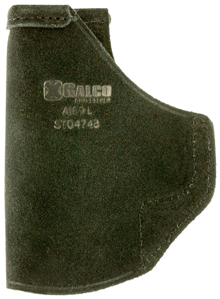 Galco STO474B Stow-N-Go Concealed Carry IWB Black Leather Holster S&W M&P Compact / Savage Stance Right Hand