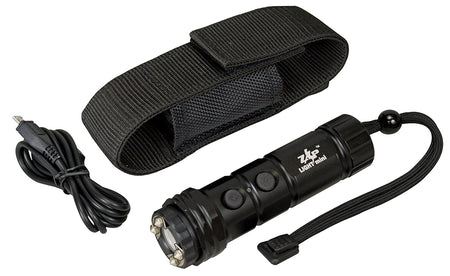 Zap ZAPLM Mini LED Flashlight Stun Gun Rechargeable w/ Nylon Case