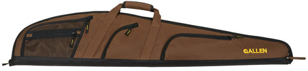 Allen Daytona 52-Inch Shotgun Case Mocha Brown with Black Trim and 4 Pockets