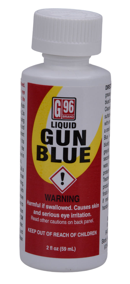 G96 1069 Gun Blue Liquid 2 oz Bottle - Instant-Action Firearm Bluing