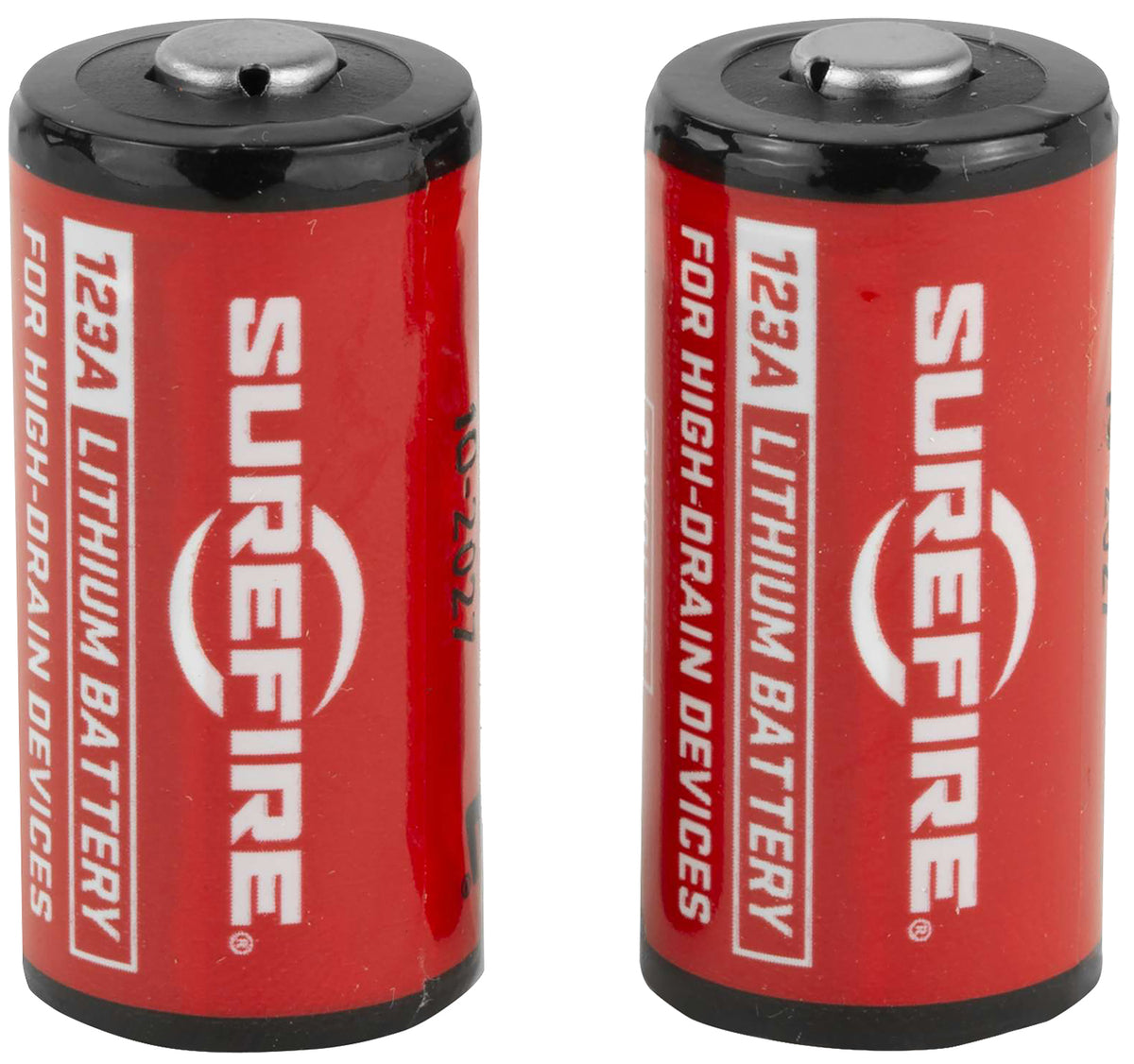 SureFire SF2CB 123A Lithium Battery 3V 1500mAh for SureFire Flashlights, 2-Pack