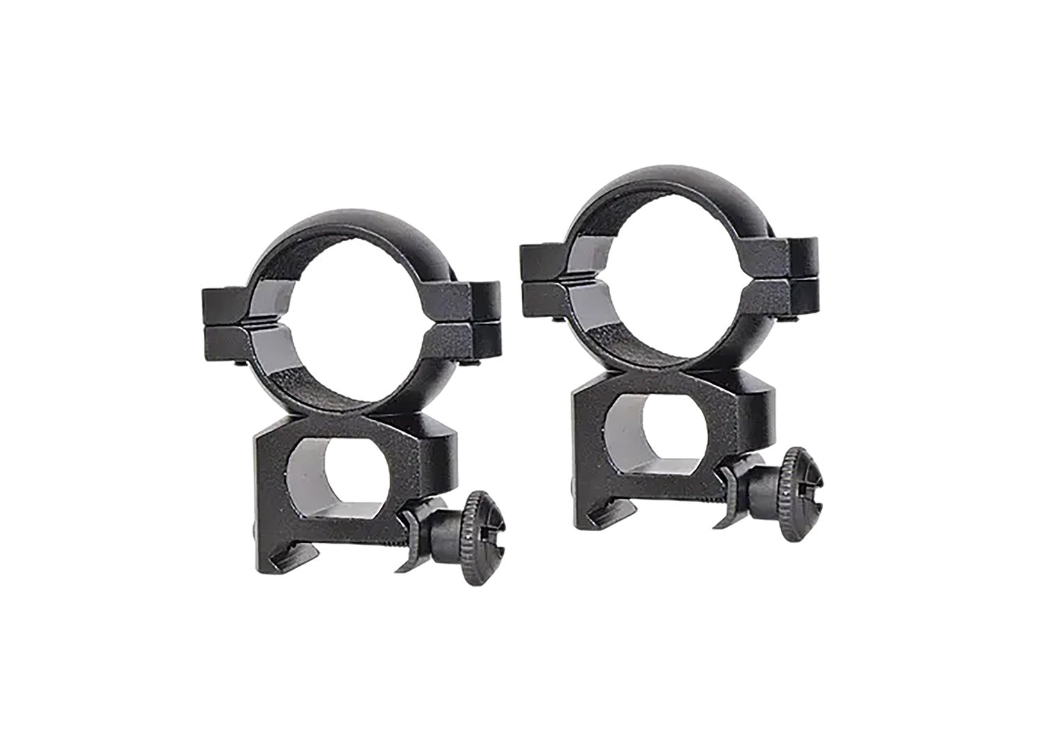 Traditions A799DS Matte Black 1" Quick Peep Scope Rings - 3/8" Grooved Receivers