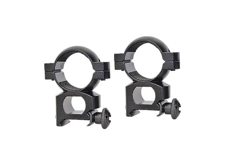 Traditions A799DS Matte Black 1" Quick Peep Scope Rings - 3/8" Grooved Receivers