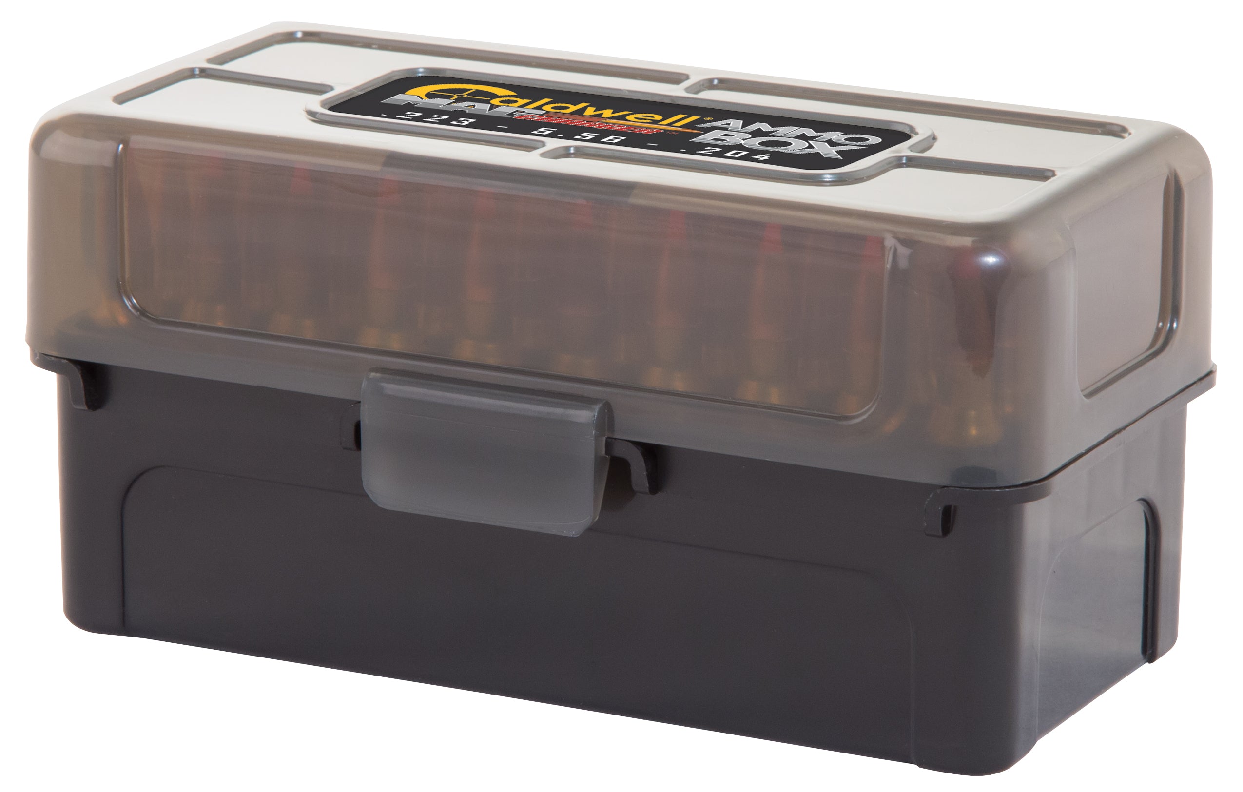 Caldwell 397623 Polymer Ammo Storage Box 223Rem/204Ruger 50rd Brown