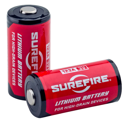 SureFire SF6BC 123A Lithium Battery 3V 1500mAh for SureFire Flashlights, 6-Pack Clamshell