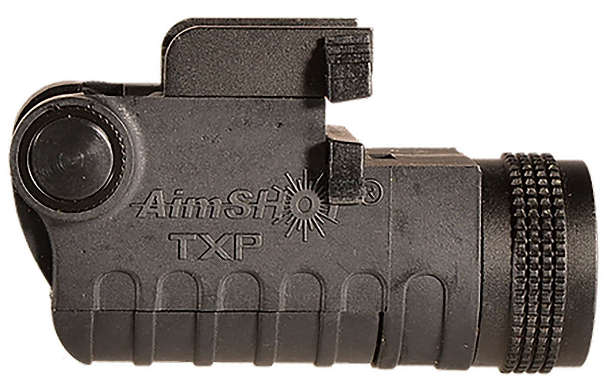 AimShot TXP Rechargeable Pistol Light 130 Lumens White LED Matte Black Universal Rail Mount