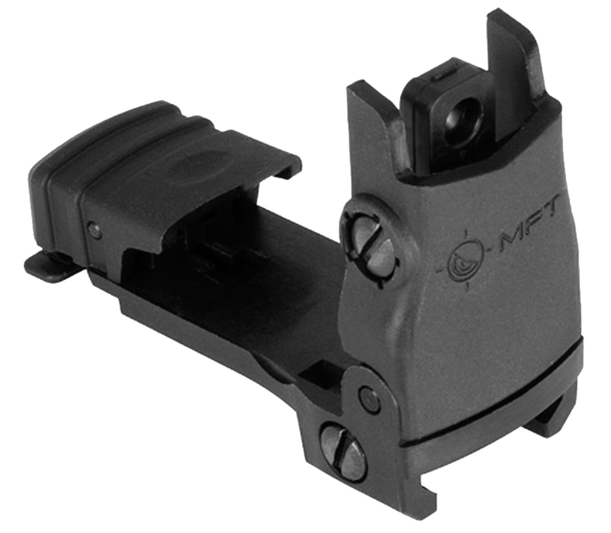 Mission First Tactical BUPSWR Flip-Up Backup Rear Sight Black Polymer AR-Platform